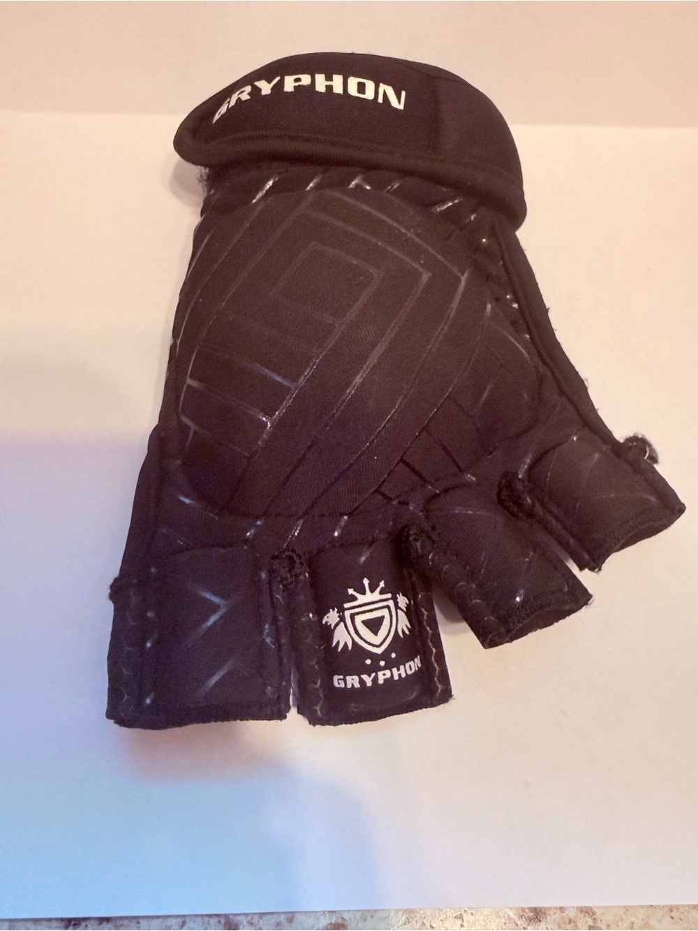 Gryphon Black Fingerless Grip Glove